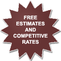 Free Estimates and Competitive Rates